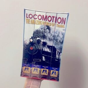 Locomotion the amazing world of trains VHS video collection